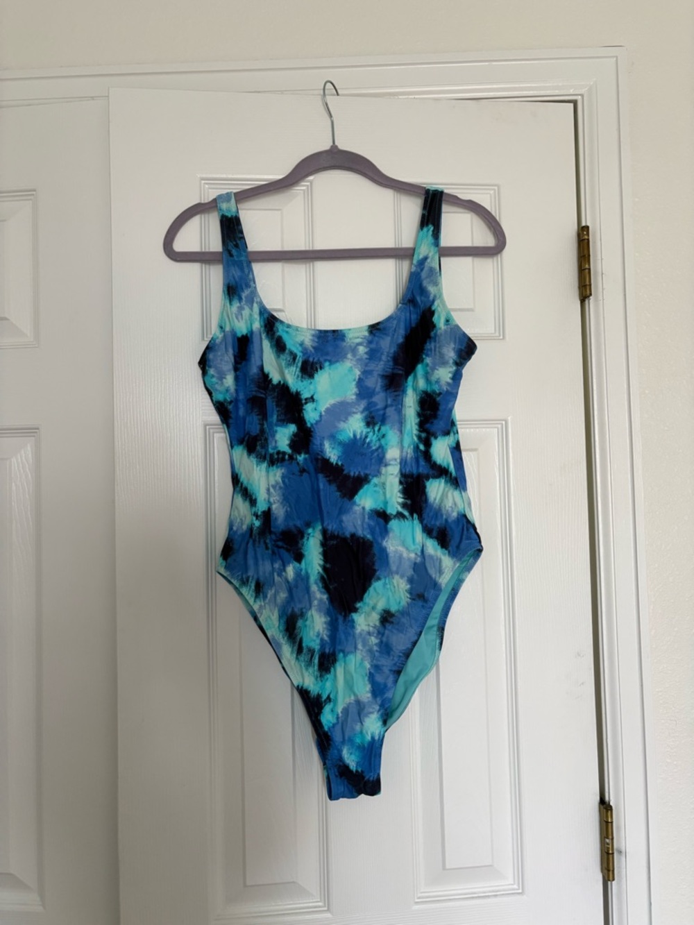 aerie Teal Scoop One-Piece Swimsuit